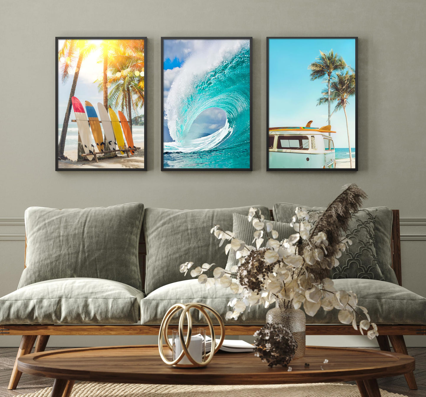 Coastal Beach Wall Art – 16x24in