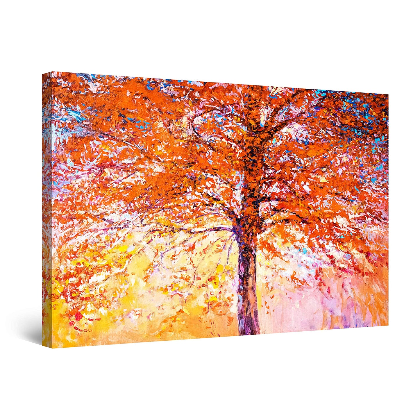 Golden Forest Canvas Wall Art – 32x48in