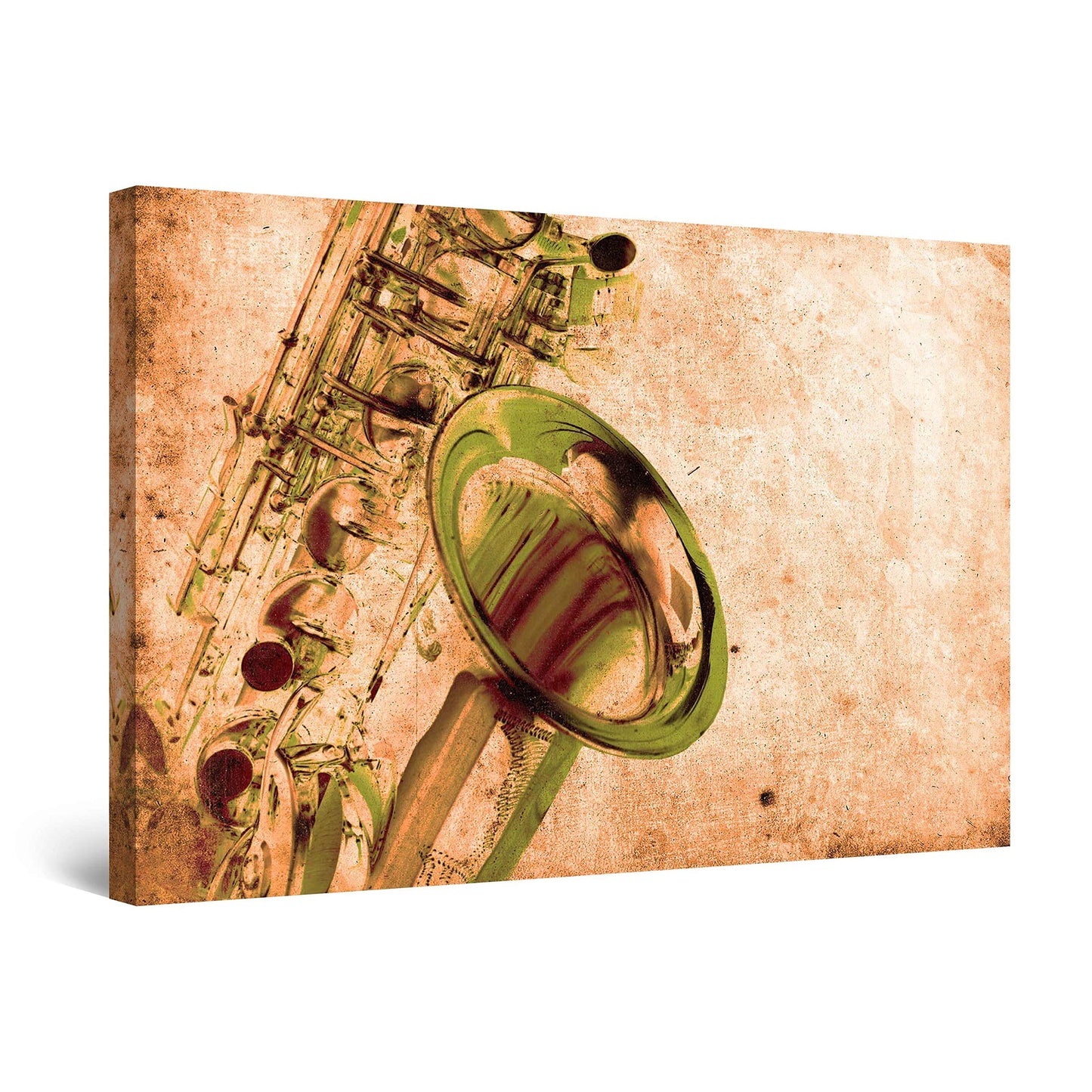 Orange Jazz Canvas Wall Art – 32x48in