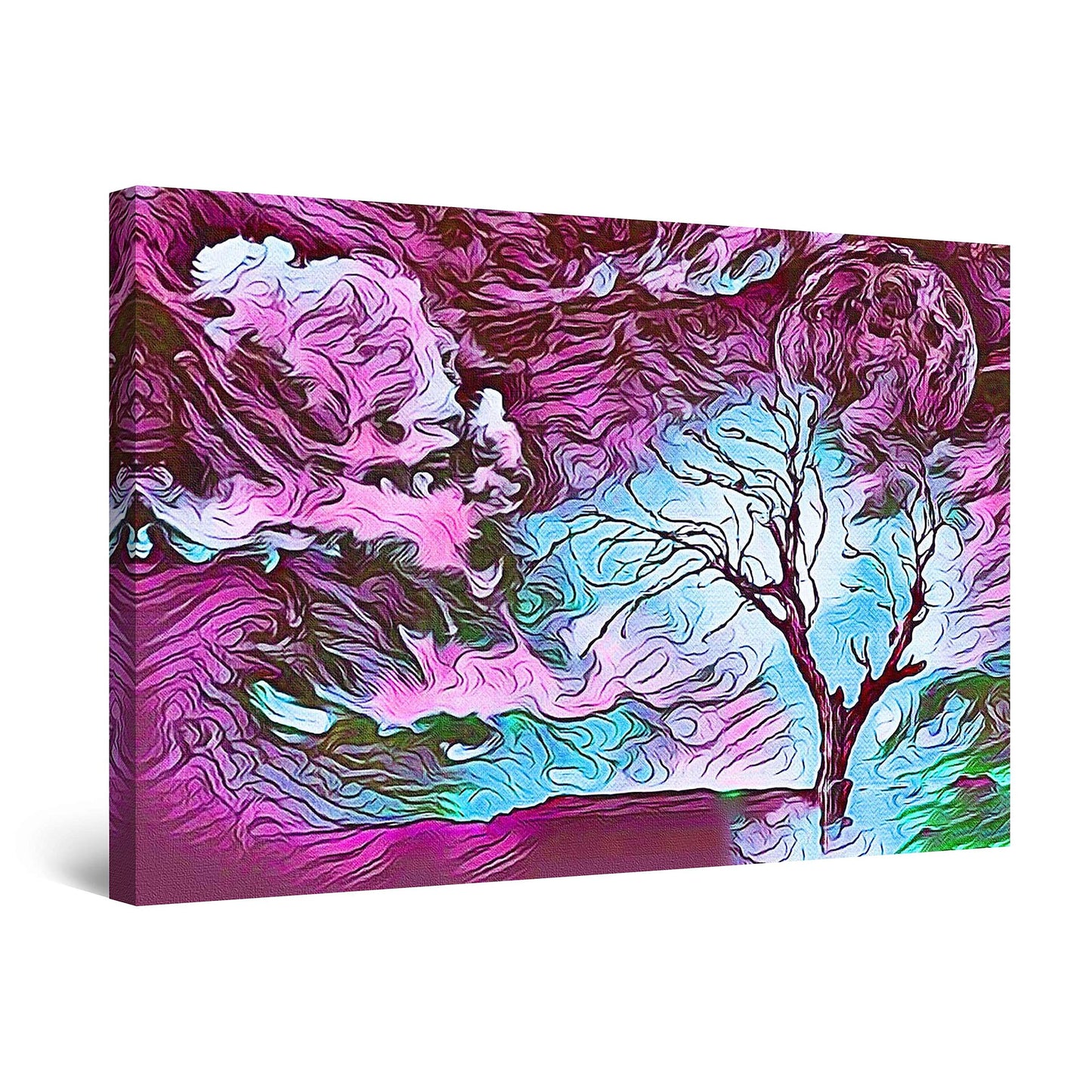 Golden Forest Canvas Wall Art – 32x48in