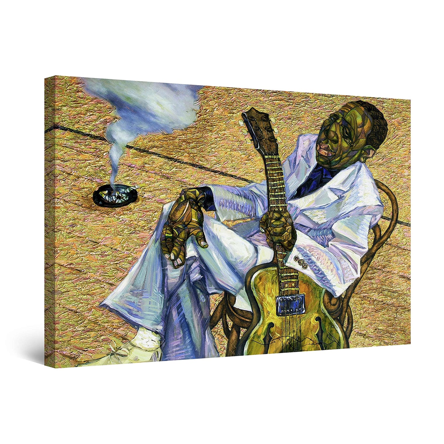 Orange Jazz Canvas Wall Art – 32x48in
