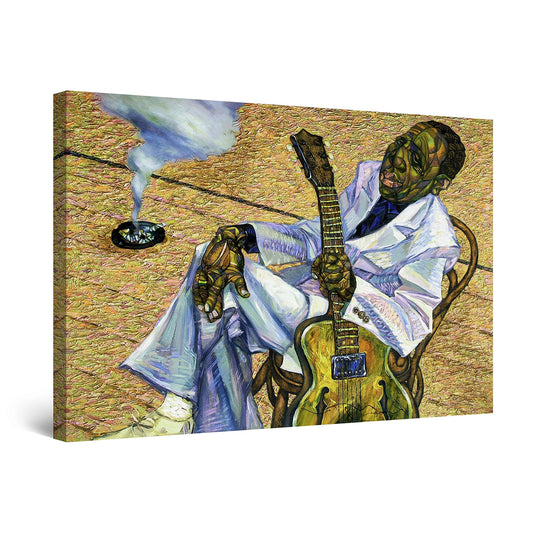Orange Jazz Canvas Wall Art – 32x48in