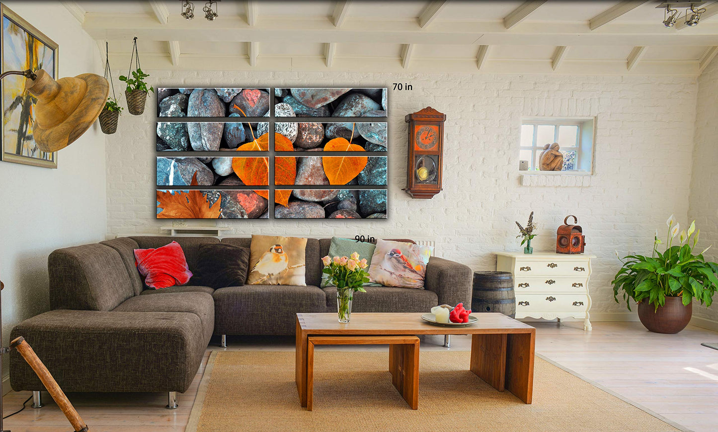Autumn Wall Art – 8-Piece Canvas