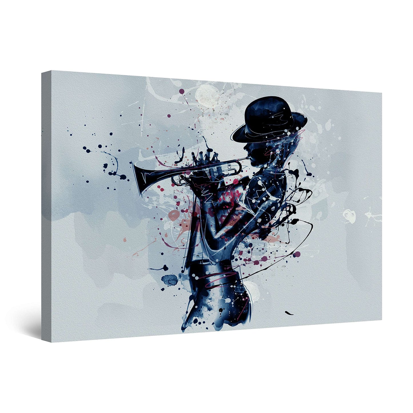 Orange Jazz Canvas Wall Art – 32x48in