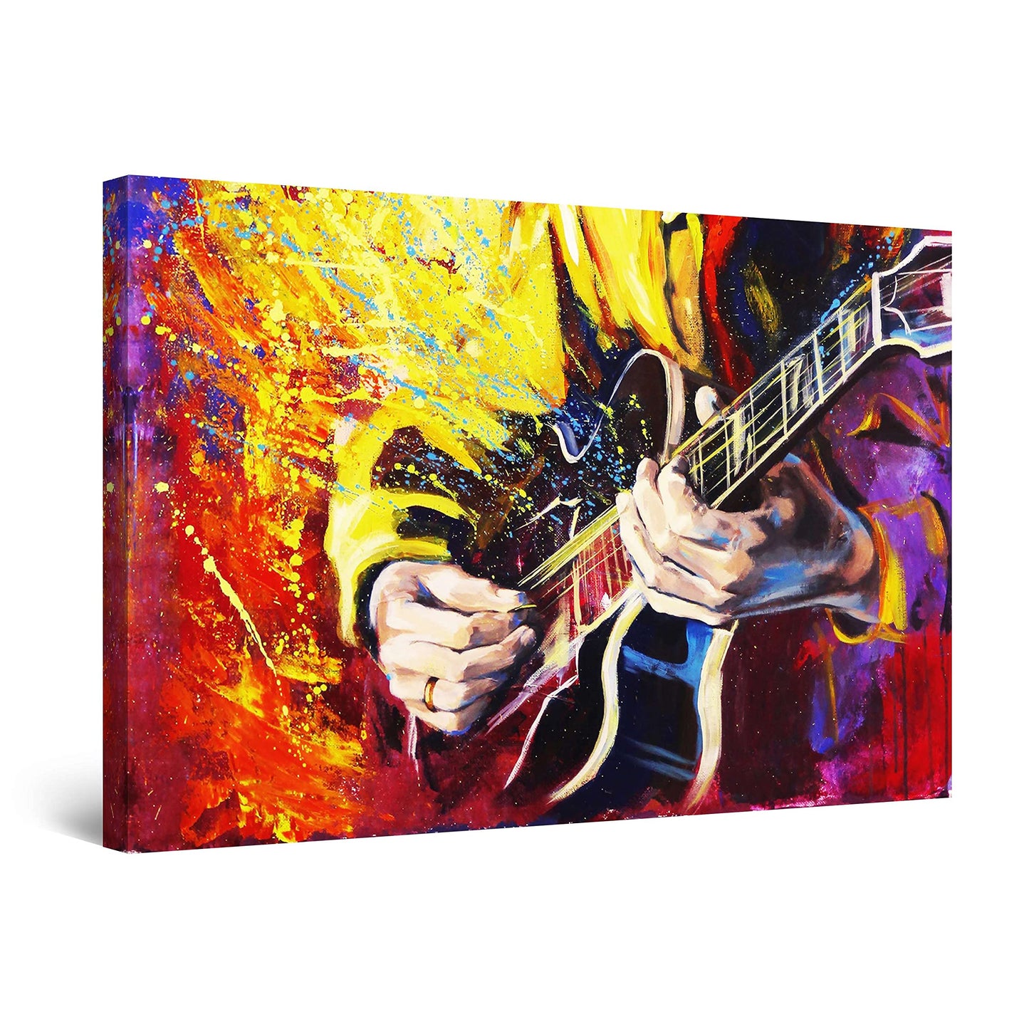 Orange Jazz Canvas Wall Art – 32x48in
