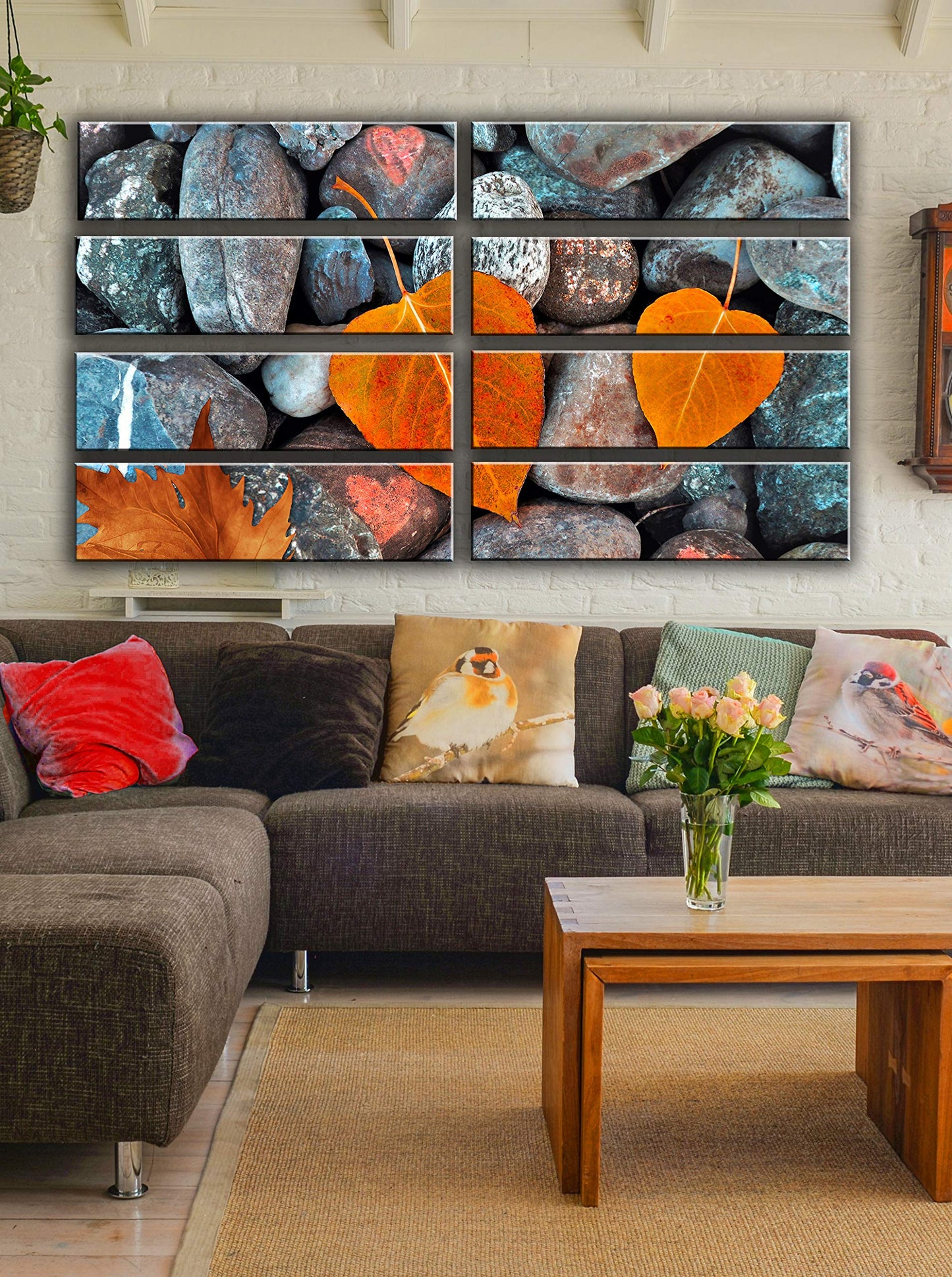 Autumn Wall Art – 8-Piece Canvas