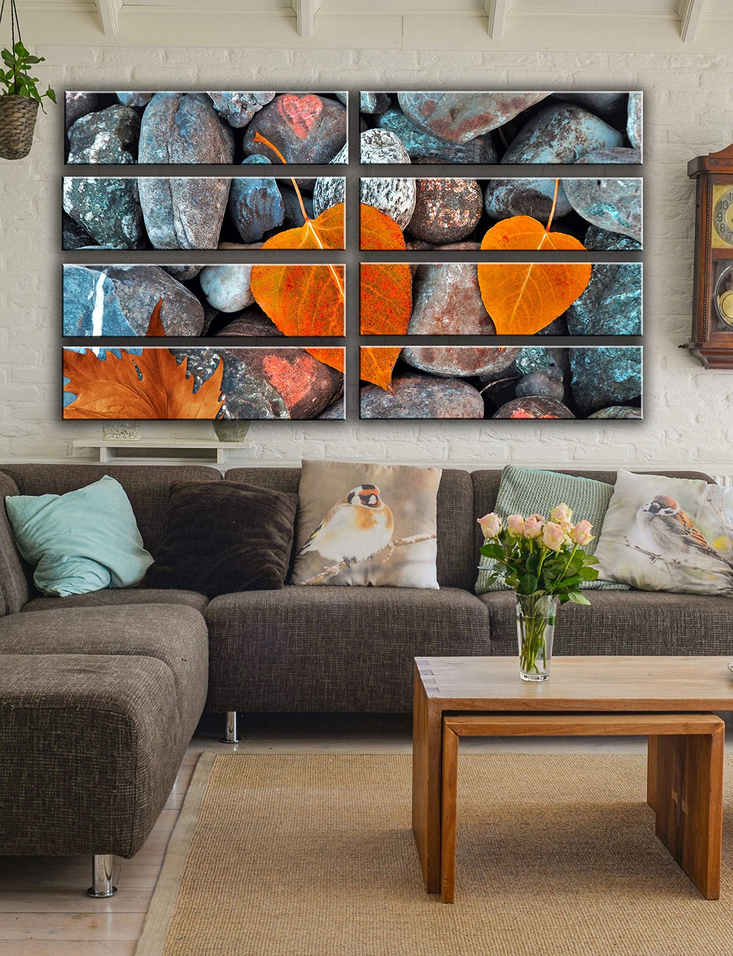 Autumn Wall Art – 8-Piece Canvas