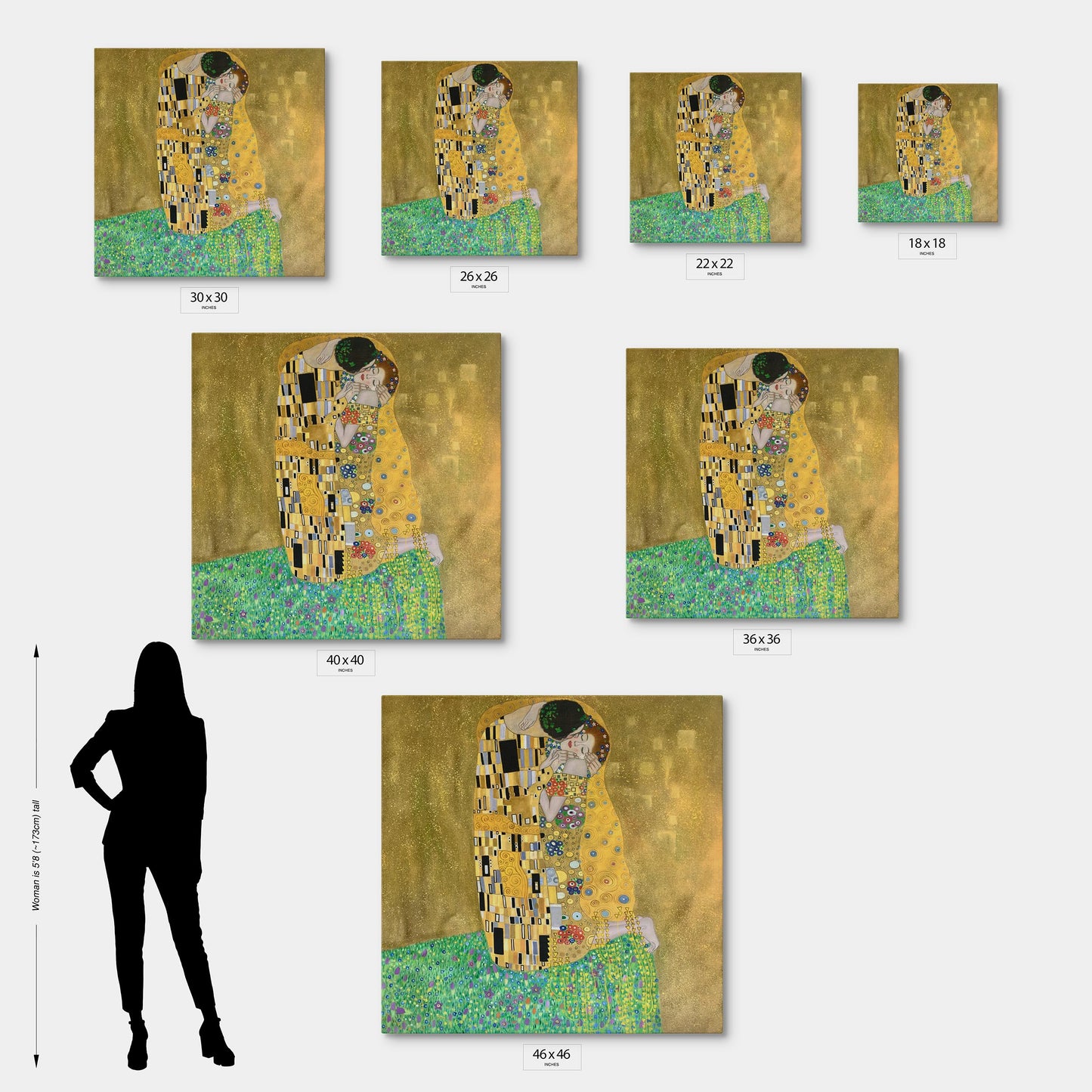 The Kiss Oil Painting