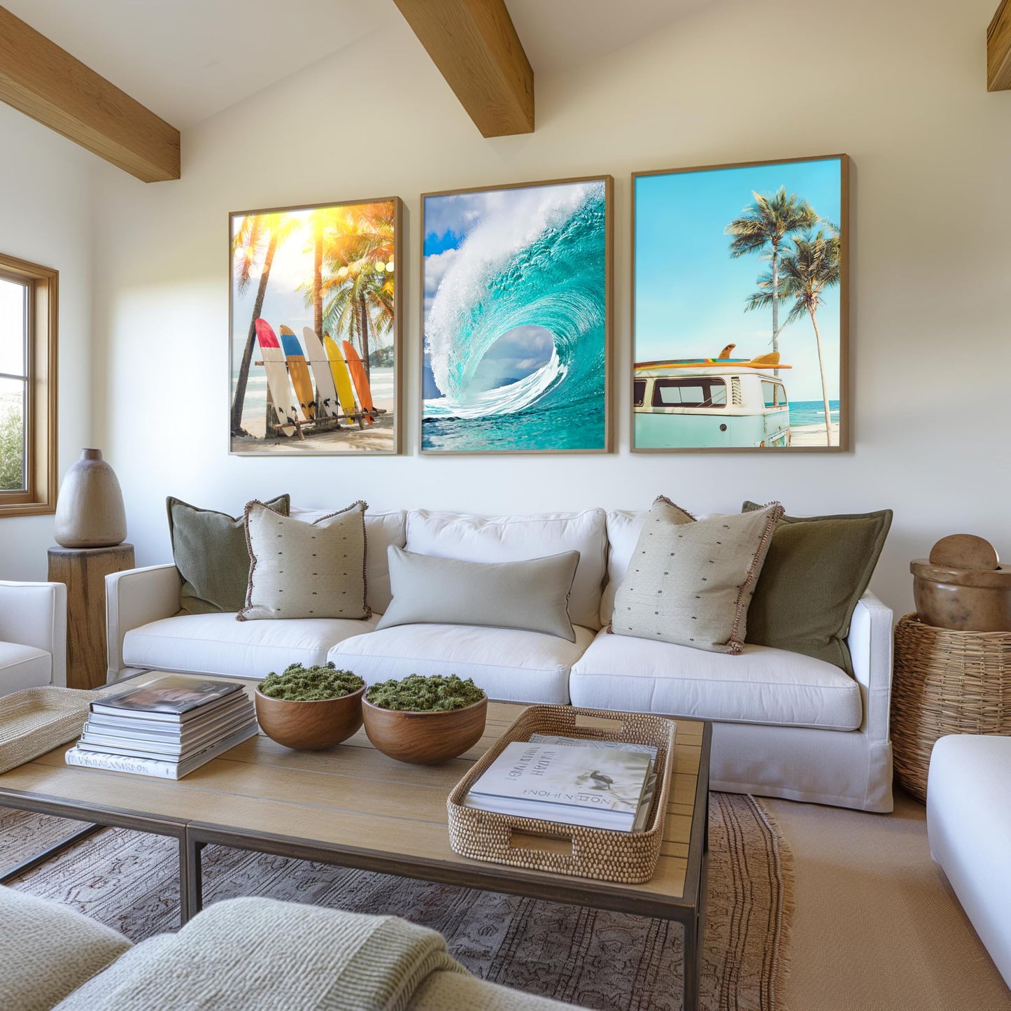 Coastal Beach Wall Art – 16x24in