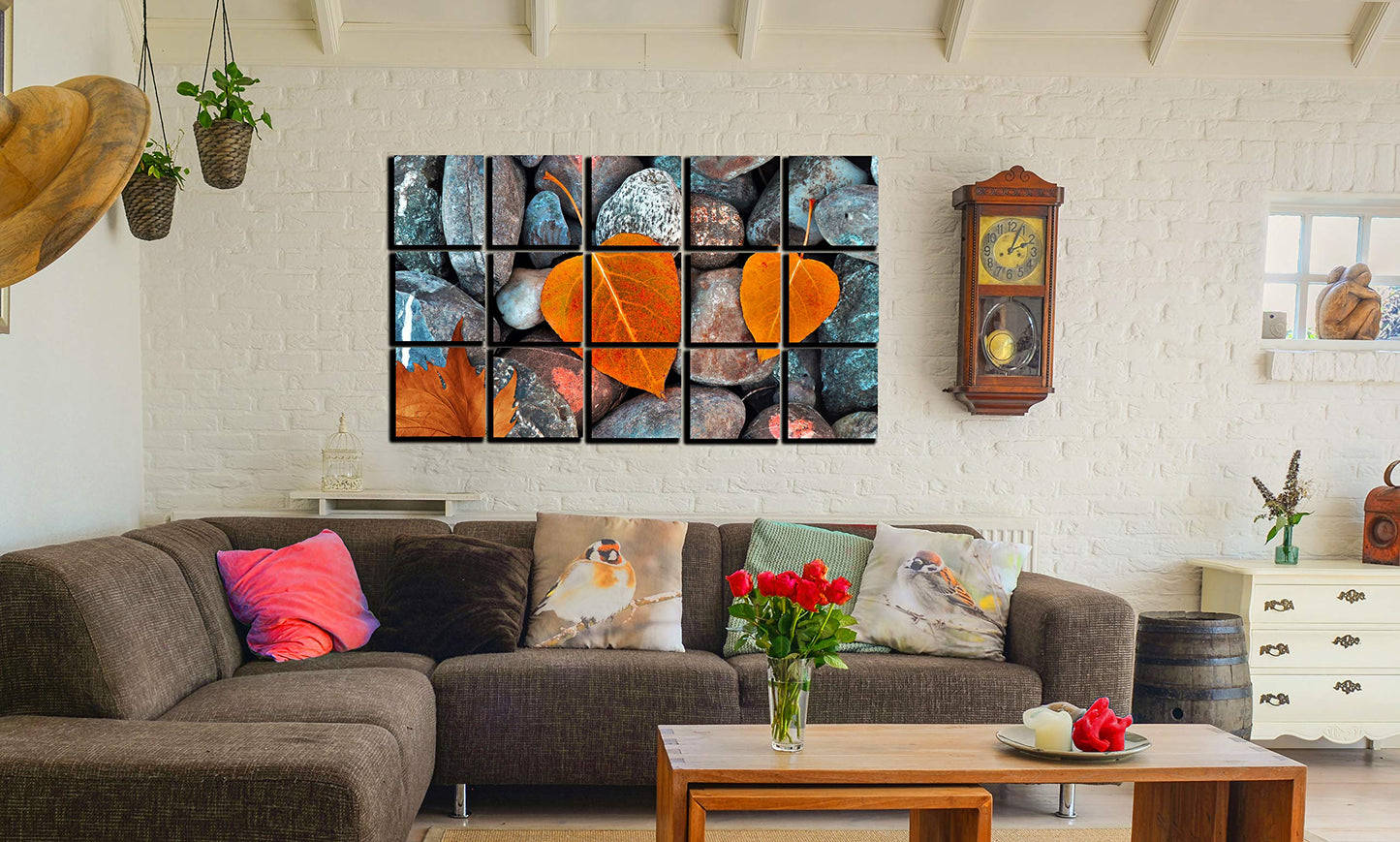 Autumn Wall Art – 8-Piece Canvas