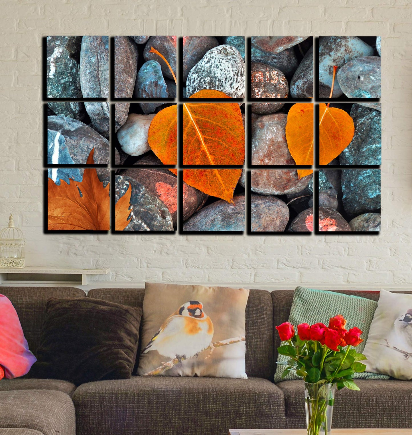 Autumn Wall Art – 8-Piece Canvas