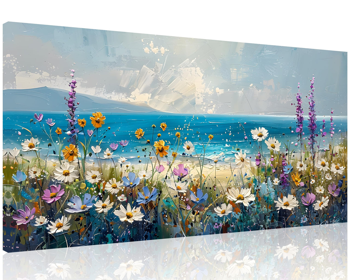 Beach Canvas Wall Art โ 3 Panel Sunset