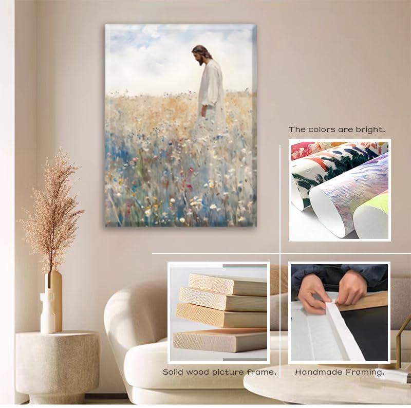 Jesus Walking on Water Wall Art 12x16in