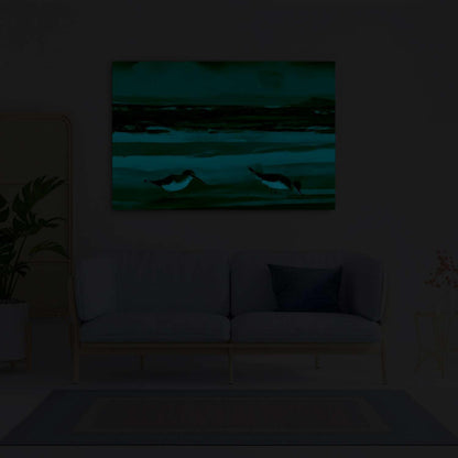 Ship & Moon Canvas Wall Art – 32x48in