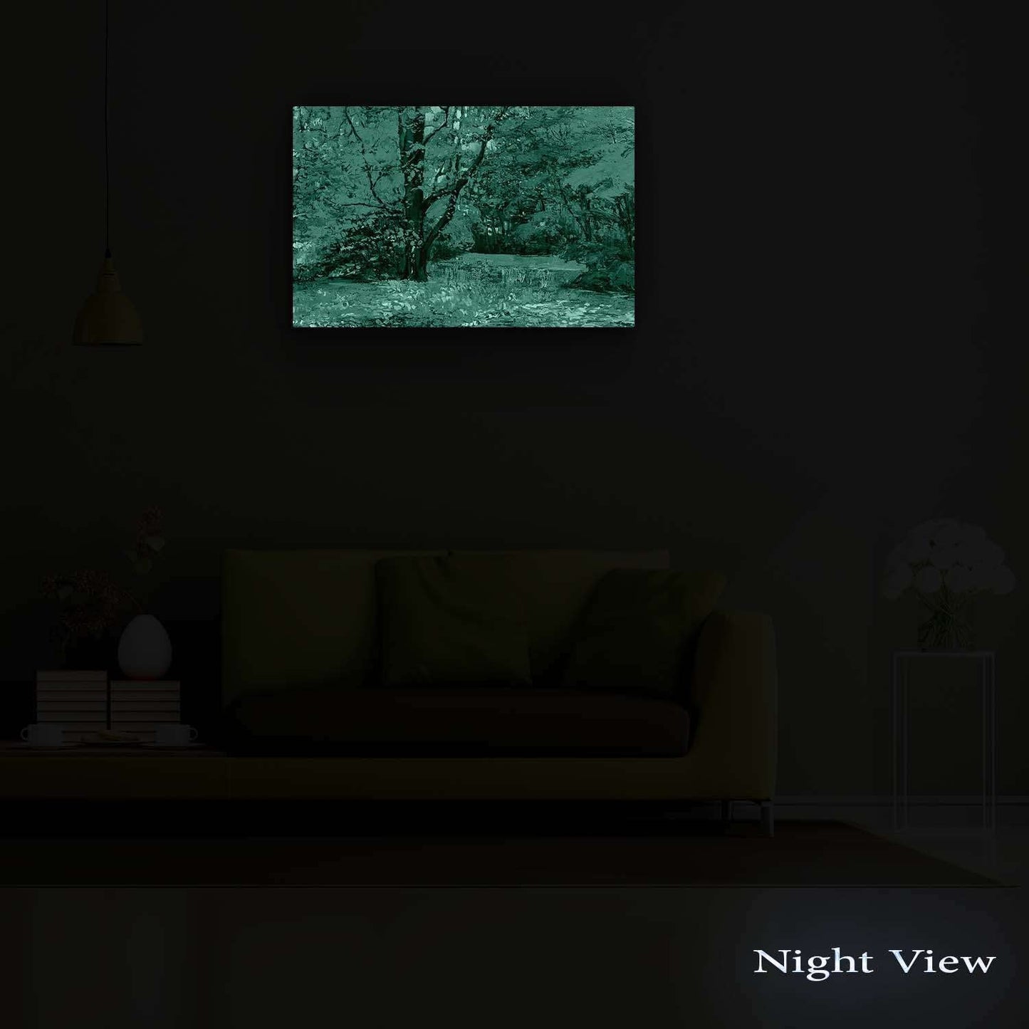 Winter Lake Canvas Art