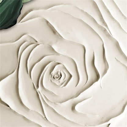 Abstract Rose Texture Oil Painting