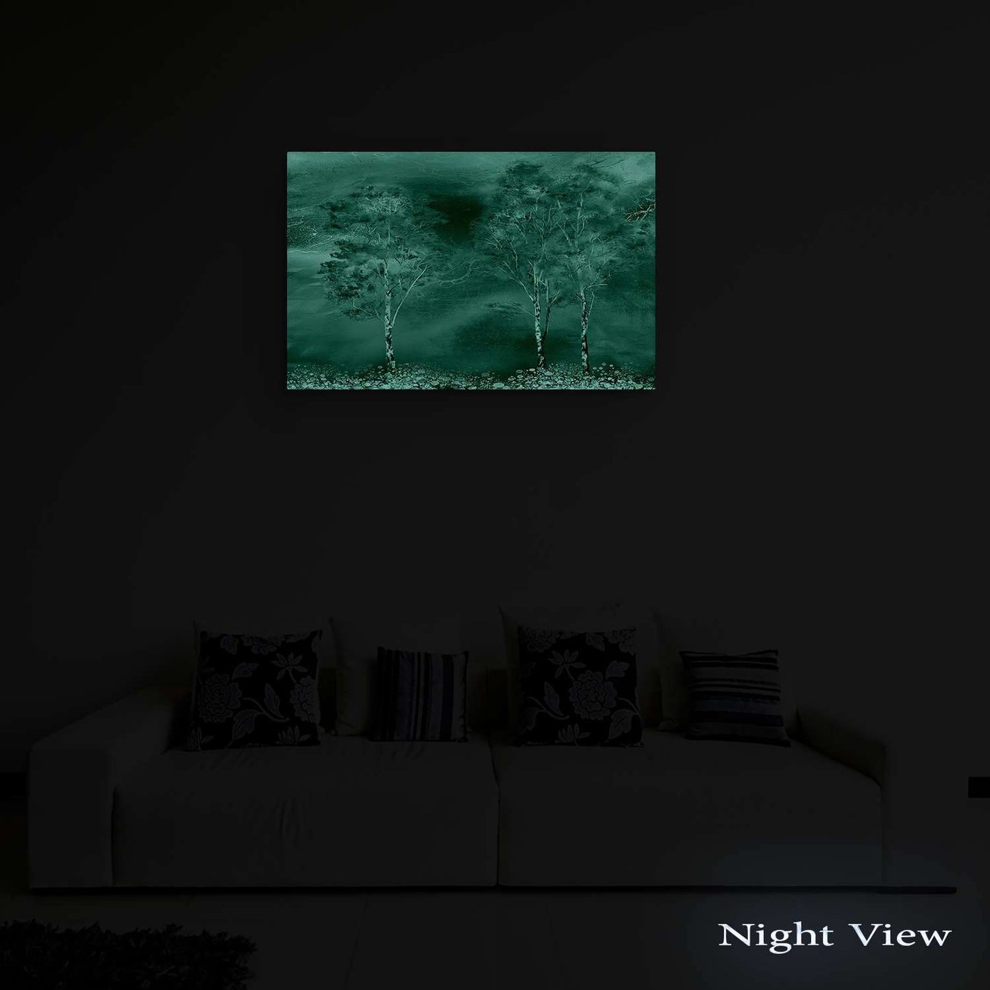 Golden Forest Canvas Wall Art – 32x48in