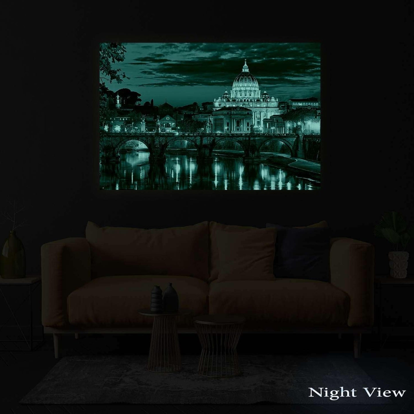 Rome Canvas Wall Art – 32x48in Framed