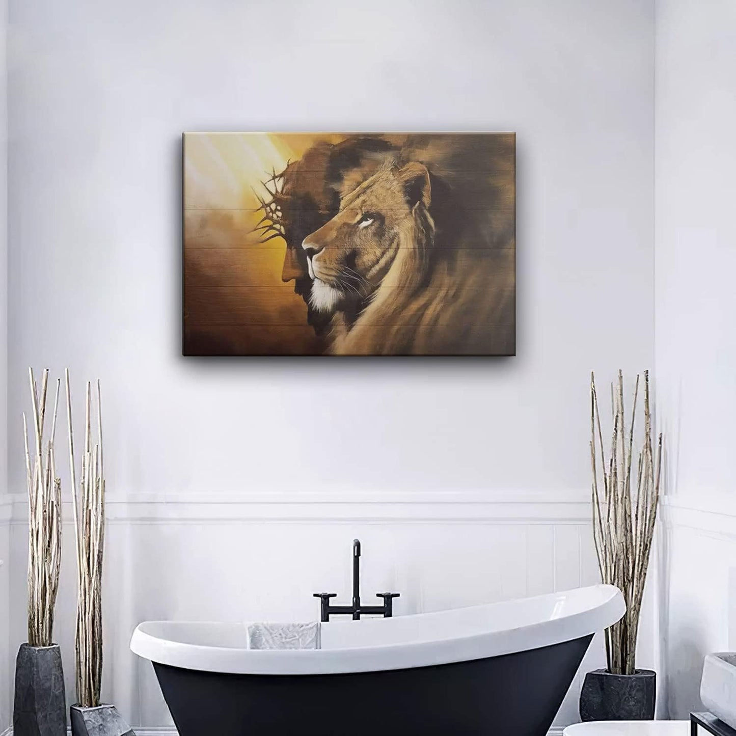 Jesus Walking on Water Wall Art 12x16in