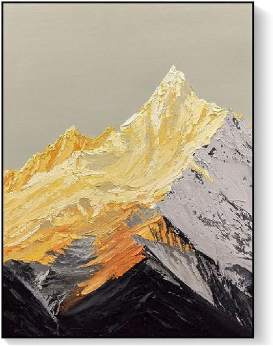Hand-Painted Living Room Wall Art