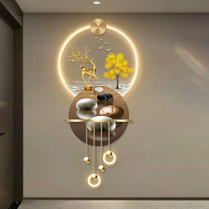 3D LED Landscape Wall Sculpture