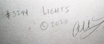 Snoop Lights Acrylic Painting