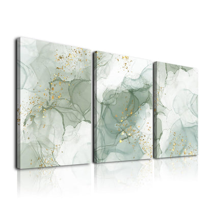 Sage Green Wall Art Set of 3 – 12x16in