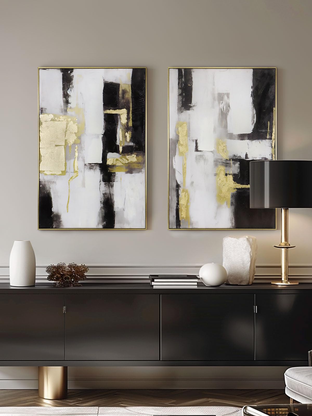 Boho Textured 3D Wall Art 3PC 24x36in