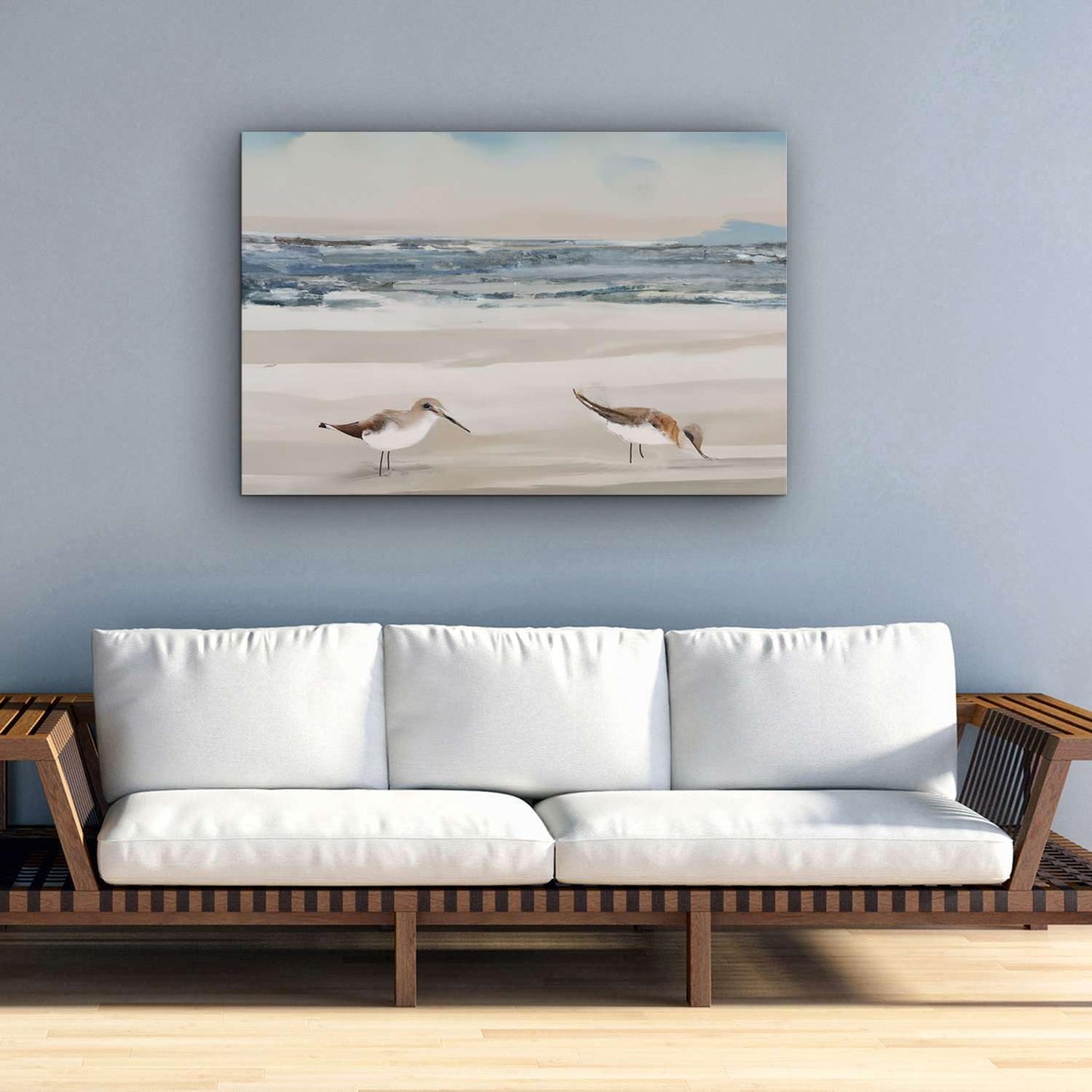 Ship & Moon Canvas Wall Art – 32x48in