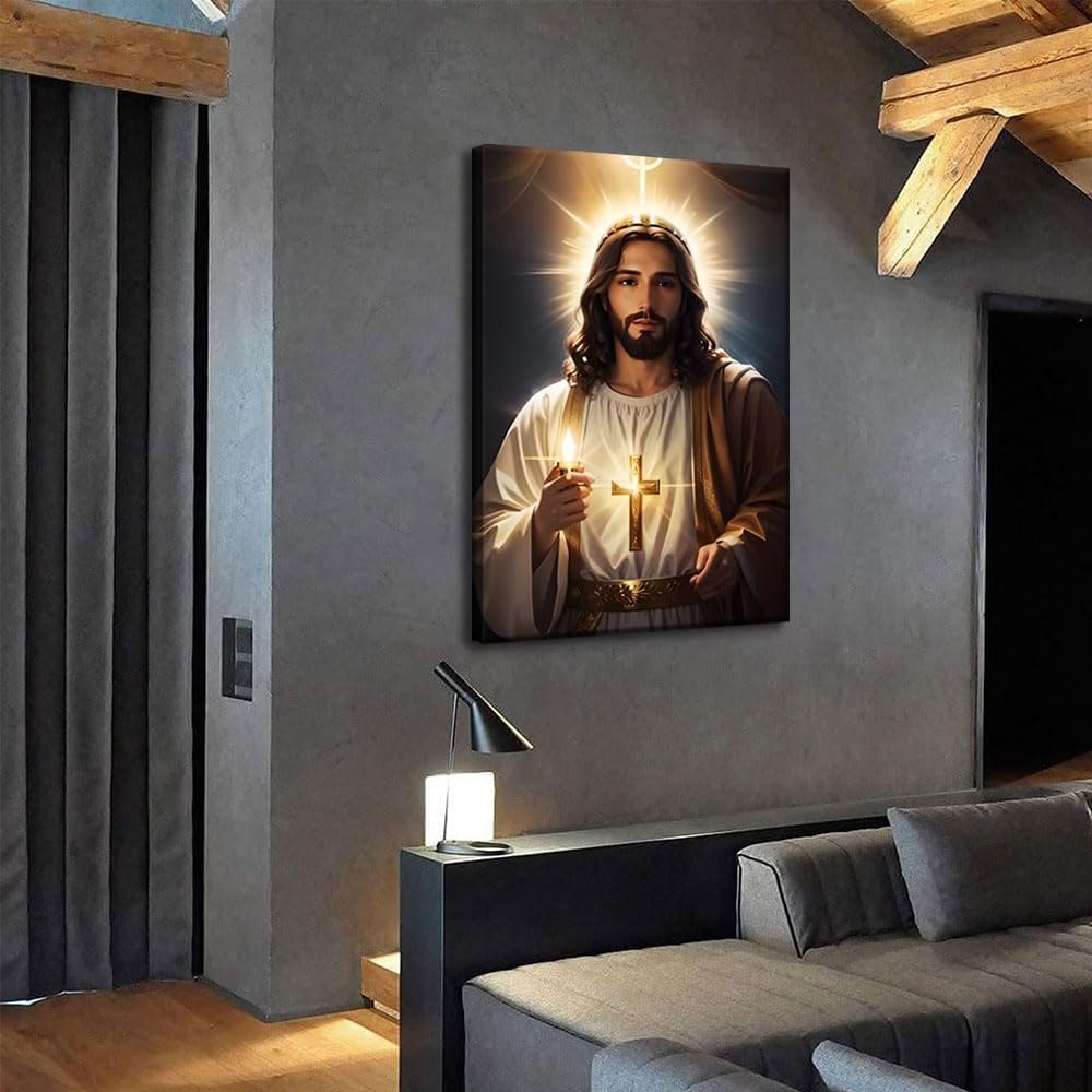 Jesus Walking on Water Wall Art 12x16in