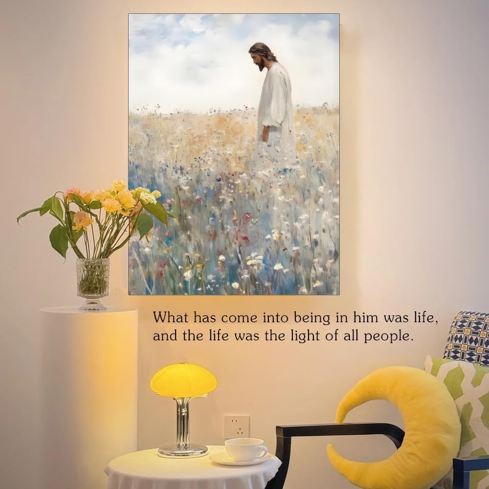 Jesus Walking on Water Wall Art 12x16in