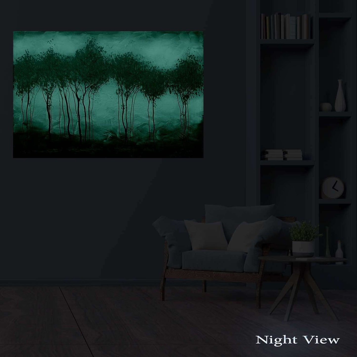 Golden Forest Canvas Wall Art – 32x48in