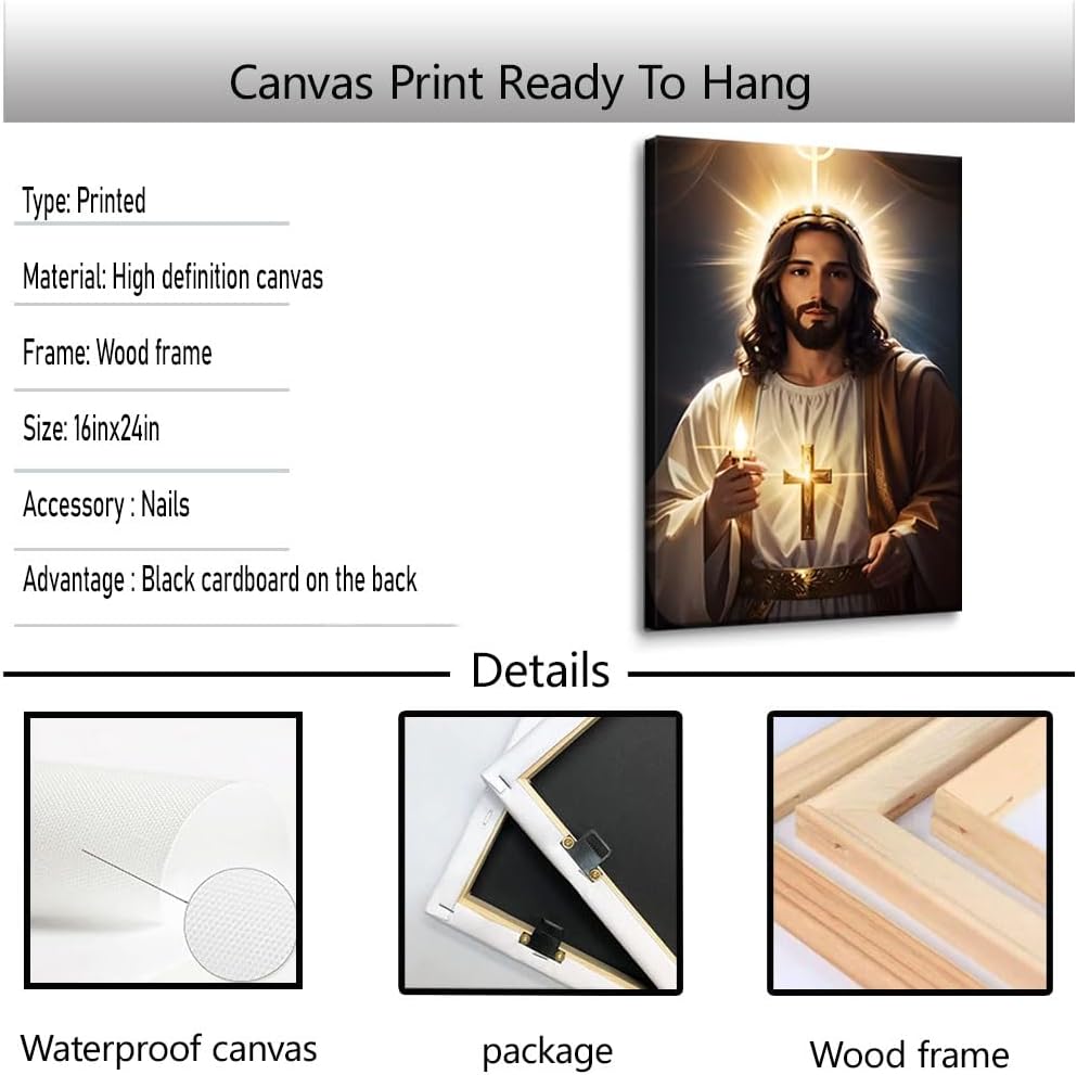 Jesus Walking on Water Wall Art 12x16in