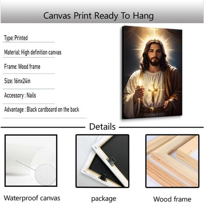 Jesus Walking on Water Wall Art 12x16in