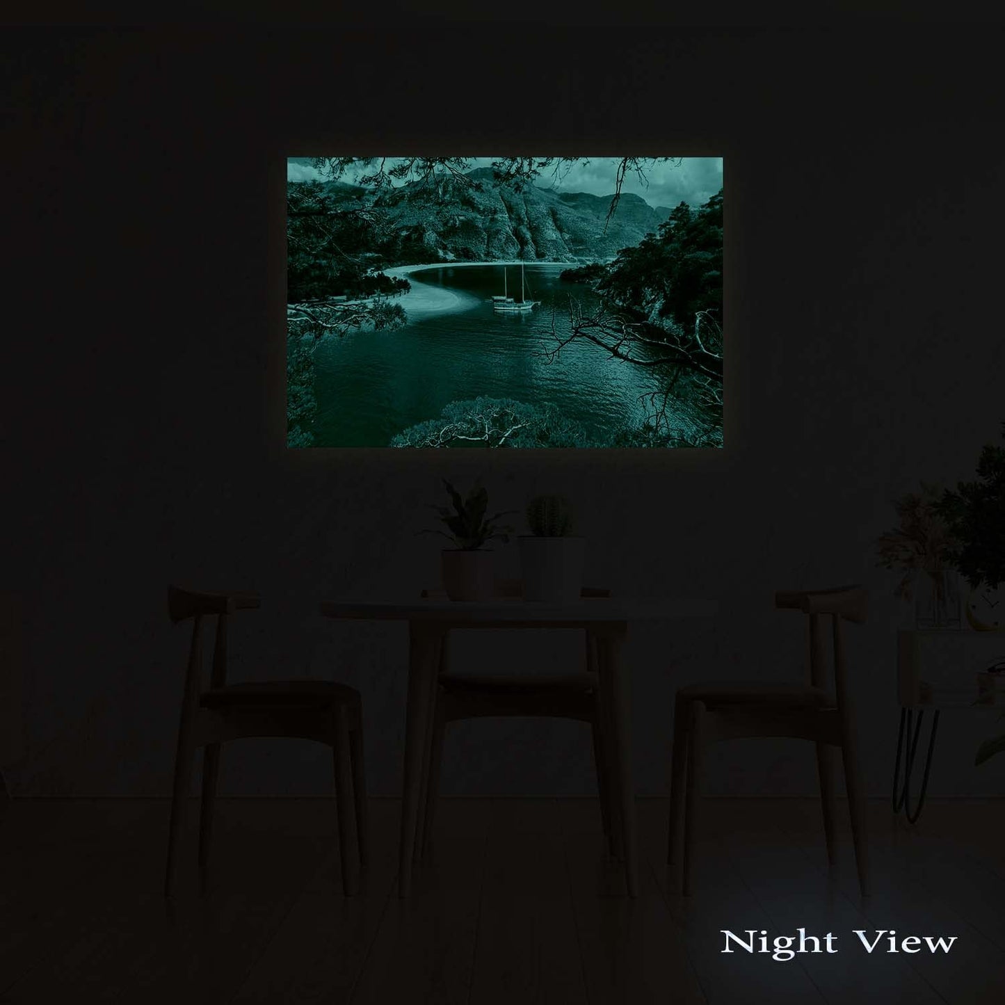 Caribbean Beach Glass Wall Art 24x36in