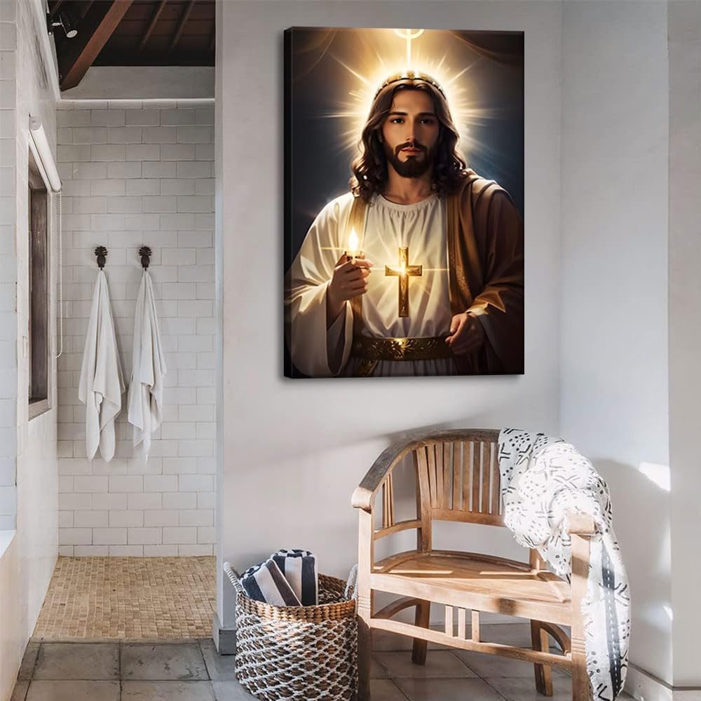 Jesus Walking on Water Wall Art 12x16in