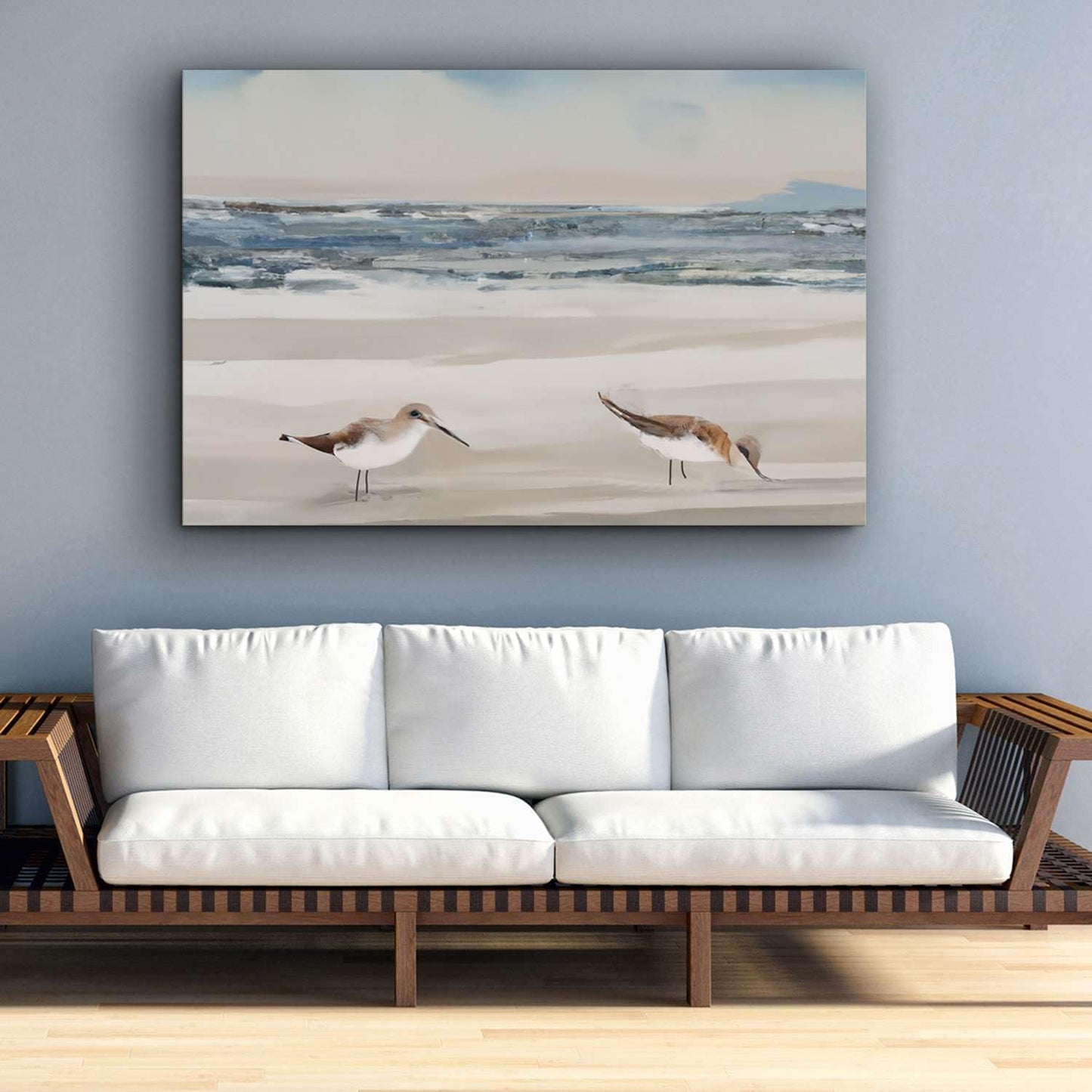 Ship & Moon Canvas Wall Art – 32x48in