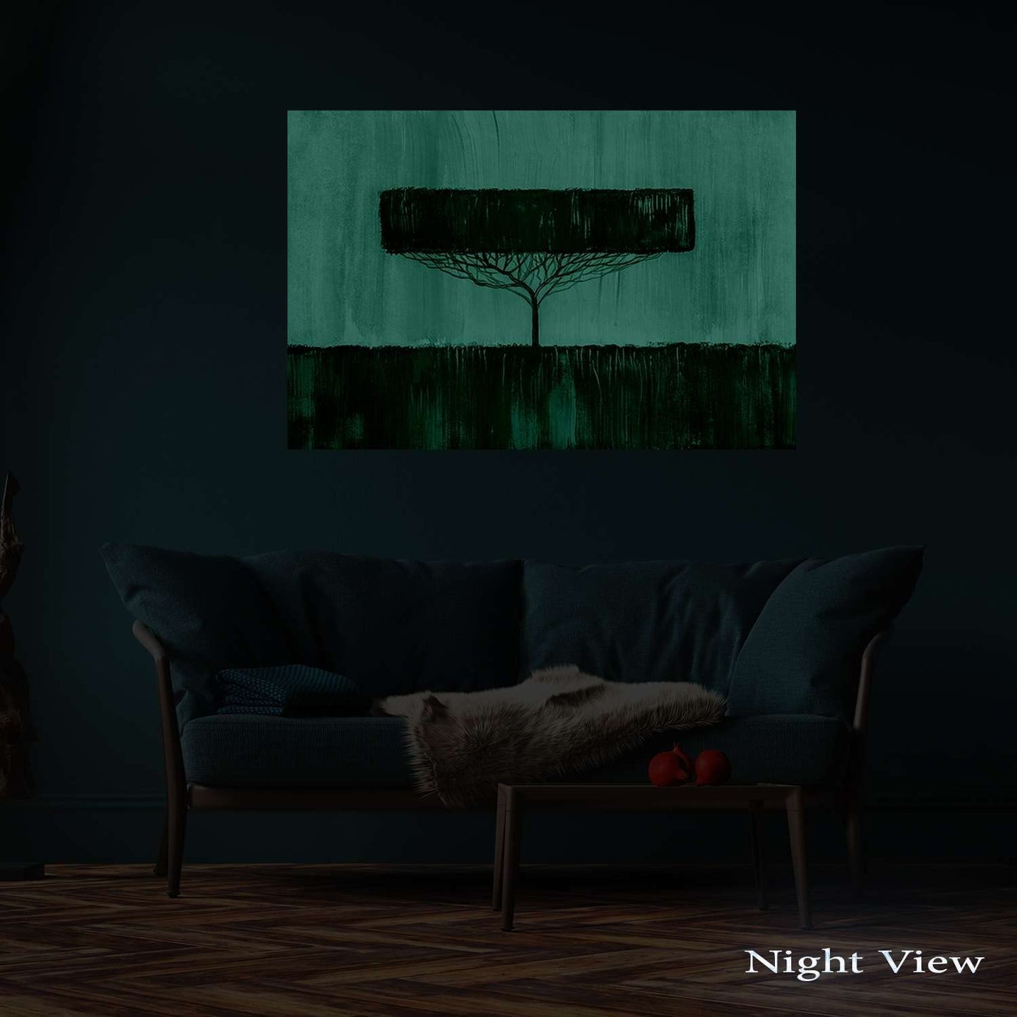 Golden Forest Canvas Wall Art – 32x48in