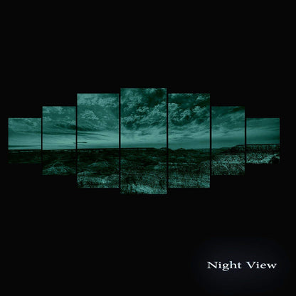 Blue Mountain Lake Wall Art – 7 Panels