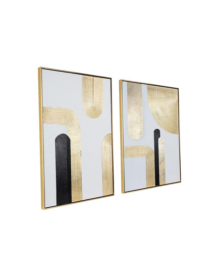 Boho Textured 3D Wall Art 3PC 24x36in