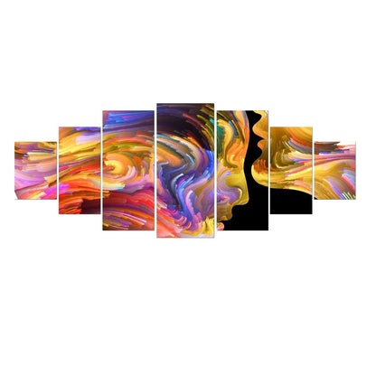 Blue Mountain Lake Wall Art – 7 Panels
