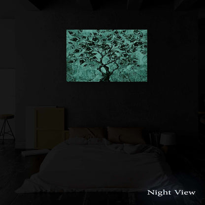 Golden Forest Canvas Wall Art – 32x48in