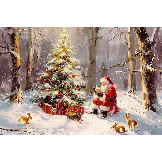 Kinkade Winter Landscape Wall Art