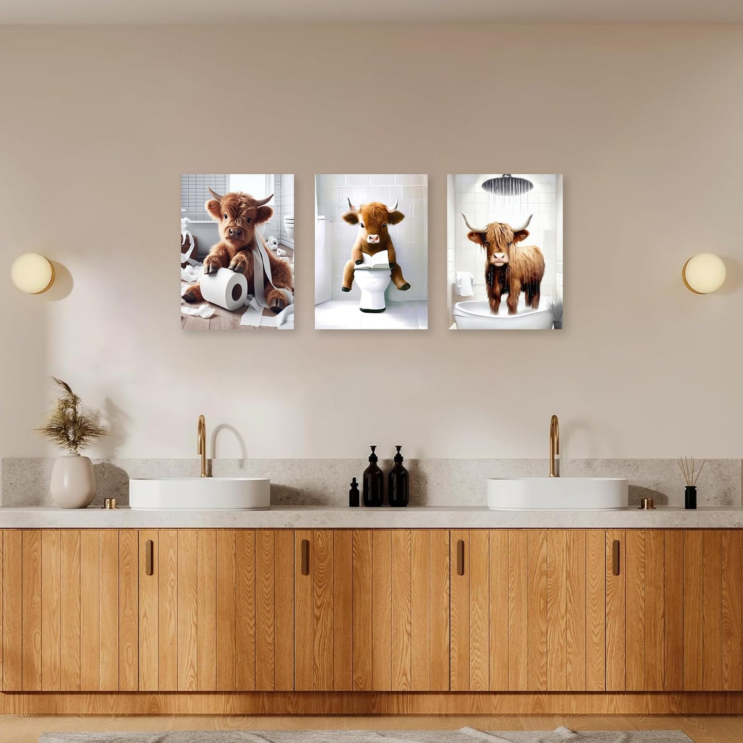 Sage Green Wall Art Set of 3 – 12x16in