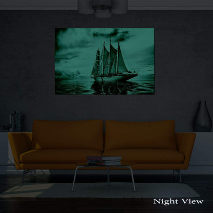 Caribbean Beach Glass Wall Art 24x36in