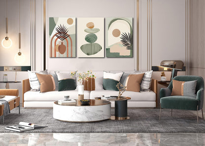 Boho Minimalist Wall Art 3PC 24x36in