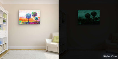 Golden Forest Canvas Wall Art – 32x48in