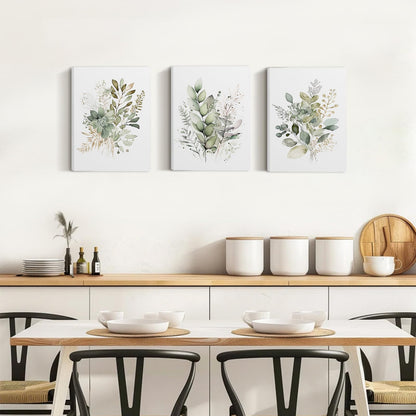 Sage Green Wall Art Set of 3 – 12x16in