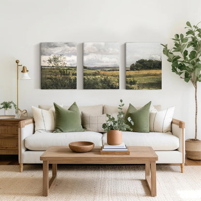 Sage Green Wall Art Set of 3 – 12x16in