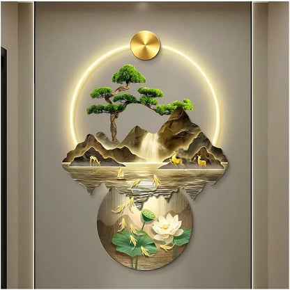 LED Chinese Wall Sculpture Art